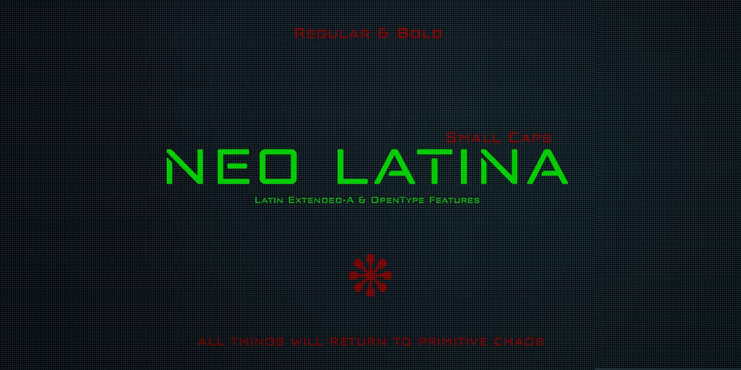 Przykładowa czcionka Neo Latina #1